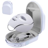 Étui de rangement robuste en EVA résistant aux chocs pour appareil de beauté, compatible avec le masque facial LED (seulement l'étui)