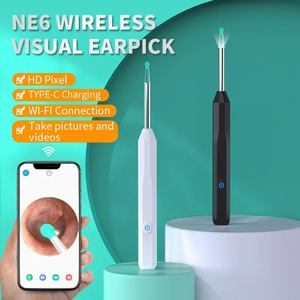 <strong>Ear</strong> <strong>Cleaner</strong> <strong>with</strong> <strong>Camera</strong> <strong>Ear</strong> Wax Removal Tool Wireless Otoscope HD Visual Cleaning Device LED Earwax Remover Kit for Adults Kids - Product Image 3