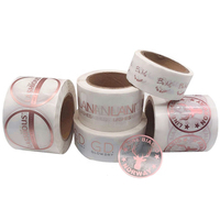 Logo personnalisé découpé auto-adhésif Transparent or estampage à chaud imperméable PVC PET vinyle Transparent or feuille autocollante