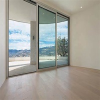 Australie Sydney Melbourne Perth rupture thermique porte extérieure en aluminium Low-E verre coulissant étanche salle de bain extérieure cuisine