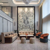 Italienisches Luxus-Recksofa mit Massivholz und echtem Leder für moderne Villen für moderne Wohnzimmer