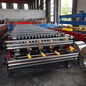 Macchina formatrice per lastre di copertura a doppio strato 2 in 1, macchina per la produzione di pannelli per tetti, salva spazio in officina - Product Image 6