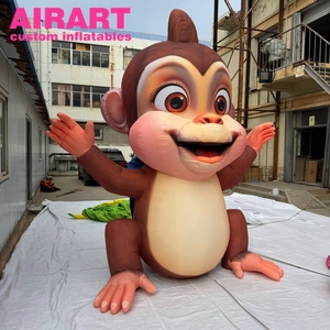 Dễ thương <span class=keywords><strong>Inflatable</strong></span> phim hoạt hình mô hình, artair tùy chỉnh <span class=keywords><strong>Inflatable</strong></span> linh vật tượng, mới được thiết kế <span class=keywords><strong>Inflatable</strong></span> khỉ - Product Image 4