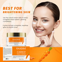 Crème Visage à la Carotte Soin de la Peau Beauté Éclaircissante Naturelle Unifie le Teint Anti-Imperfections et Taches Brunes
