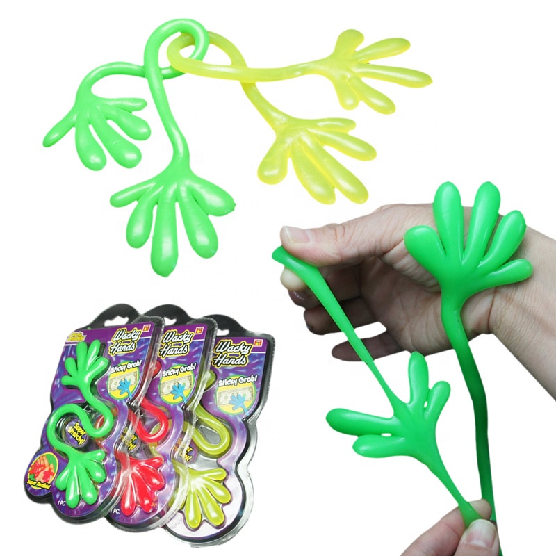 Stretchy Sticky Hand Toy Toxic Super Sticky Hand Durable, High