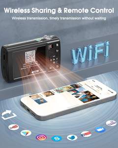 Caméra vidéo professionnelle 8K de haute qualité pour les sports d'action avec zoom numérique 16x, double écran, carte TF 256 Go - Product Image 4