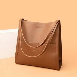Sac seau rétro pour femme de la nouvelle marque DZ, sac à main en cuir souple de haute qualité, grande capacité, durable, élégant, sac fourre-tout, portefeuille - Product Image 6