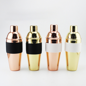 AUGUST Premium 5 Pieces Box Set 350ml Cocktail Set Colors Boston cocktail Shaker 550ml 750ml