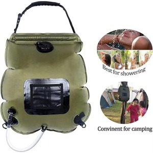 Échantillon gratuit 2023 : Sacs de douche solaires pliables et portables de 15 L pour le camping et le stockage d'eau, design tendance - Product Image 3