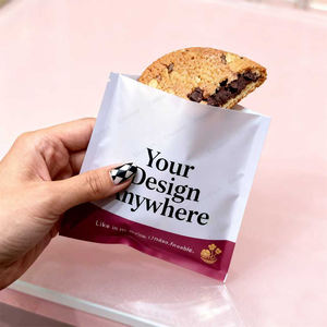 حقيبة بسكويت بشعار مخصص من شركة تصنيع المعدات الأصلية مواد من الدرجة الحرارية لتخزين الكعك والكعك والبسكويت والحلوى - Product Image 2