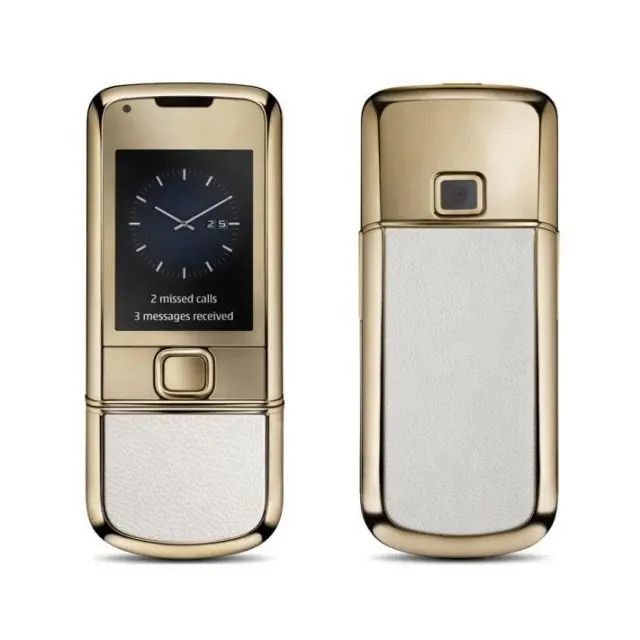 จัดส่งฟรีสำหรับ Nokia 8800 Arte Gold 4G เมมโมรี่สไลด์หรูหราปลดล็อกจากโรงงานแบบคลาสสิกดั้งเดิมโทรศัพท์มือถือโดยไปรษณีย์