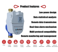 Lecteur d'impulsions sans fil pour compteurs d'eau alimenté par batterie LoRaWAN/NB-IoT pour solutions de mesure intelligente