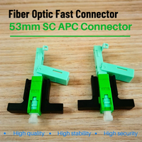 Connecteur optique monomode CAILI 53mm SC/APC/SC/UPC, outil FTTH, connexions rapides en fibre, garantie 1 an, réseaux FTTH/FTTB/FTTX