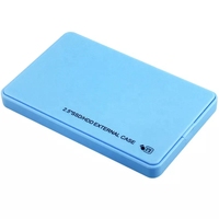 Box esterno per disco rigido SATA USB 3.0 da 2,5 pollici, in plastica ABS nera, OEM, per SSD, con garanzia di un anno