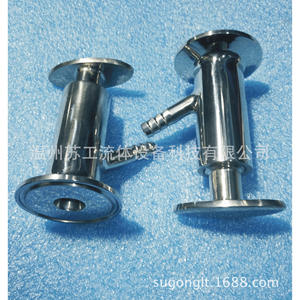 Vannes d'échantillonnage filetées à fixation rapide de type collier, fournies par le fabricant, vannes de contrôle sanitaires - Product Image 5