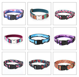 Quick Release Floral Polyester Buckle Adjustable Soft <strong>Custom</strong> Luxury <strong>Dog</strong> <strong>Collar</strong> with Ribbons for <strong>Dogs</strong>-Free Sample - Product Image 5