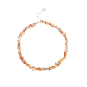 Superventas transfronterizo, serie amarilla fresca y delicada para mujer, cuerdas de cuentas de piedra Natural con múltiples opciones, collar DIY - Product Image 5