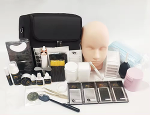 Kit de Extensión de Pestañas Profesional con Etiqueta Privada, con Maniquí, Bolsa de Maquillaje DIY, Kit de Herramientas para Principiantes, Kit de Entrenamiento - Product Image 5