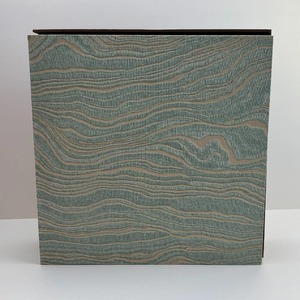Luxury special <b>paper</b> hard gift box, customized embossed wave <b>pattern</b> packaging box can be customized according to needs - Product Image 1