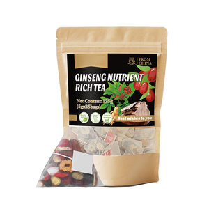 도매 천연 인삼 영양 풍부 티백 125g 전통 중국 허브차 남성 건강차 데일리 브루잉용 - Product Image 1