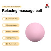 Pelota de Masaje de Silicona Resistente para Pilates, Antideformación, Fácil de Limpiar con Agua y Jabón, Color Personalizado, MOQ Bajo, Pelota Terapéutica