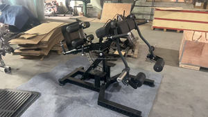 Machine de musculation professionnelle pour les jambes, robuste, à angle réglable, vente chaude, développeur de fessiers <span class=keywords><strong>et</strong></span> de jambes, à charge de plaques, pour salle de sport - Product Image 5