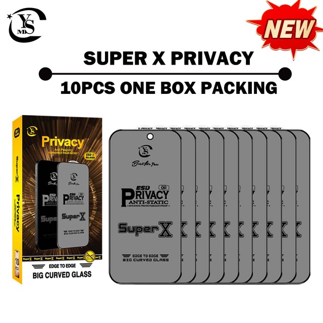 ESD Super X Edge to Edge for Europe Market Top Level Anti-static Tempered Glass for Iphone 15 for Huawei for Samsung for xiaomi