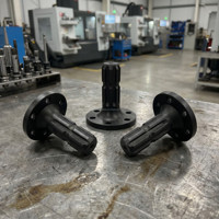 Arbre de transmission agricole à 6 cannelures de 1-3/8 pouces usiné CNC, couple élevé, robuste, fiable et résistant à l'usure pour tracteur agricole
