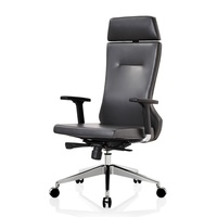 Fauteuil de bureau exécutif en cuir personnalisable, haut dossier, ergonomique, de luxe, moderne, pivotant, réglable pour la maison et le bureau - Vente en gros