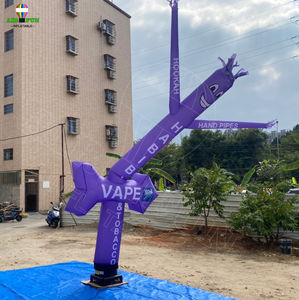 Airfun ngoài trời cửa hàng kinh doanh dấu hiệu Fly rối vẫy cánh tay Inflatable Ống người đàn ông quảng cáo Inflatable không khí vũ công với ánh sáng - Product Image 4