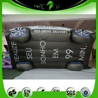 Modèle de voiture gonflable géant F1 en PVC avec LED, publicité personnalisée avec impression UV et protection de l'environnement