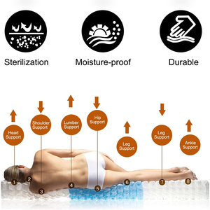 Chất lượng giấc ngủ tốt bộ nhớ bọt massage nệm Hoàng Gia duy nhất kích thước đầy đủ mật độ cao Bộ nhớ Bọt Túi mùa xuân nệm - Product Image 2