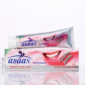 Abaan алоэ вера Органическая отбеливающая травяная фтористая зубная паста для домашнего использования для взрослых