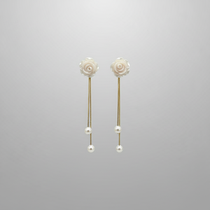 Vendita calda Trending moda Clip-On orecchini a goccia a conchiglia di lusso minimalista stile Vintage per le ragazze all'ingrosso - Product Image 2