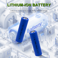 Baterai Lithium Ion Isi Ulang MU 14500 3.7V 800mAh 300 Siklus 14*50mm Sel Li-ion untuk Senter Pisau Cukur Mainan Speaker BT