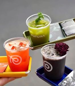 Tapa de Plástico PP Desechable para Bebidas, con Impresión de Logotipo Personalizado, Ecológica, de Grado Alimenticio, para Té de Burbujas, Boba Helada, Varios Tamaños, Transparente - Product Image 2