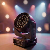 Projecteur LED professionnel RGBW 450W 10-60 °   Projecteur Beam Zoom avec contrôle sonore/DMX512/automatique pour DJ, discothèque, scène, concert