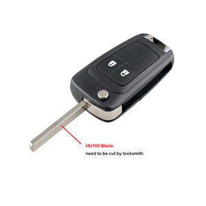 Llave Remota para Auto con Chip ID46 <span class=keywords><strong>de</strong></span> 433Mhz, Llave HU100 sin Cortar, para <span class=keywords><strong>Opel</strong></span> Vauxhall <span class=keywords><strong>Astra</strong></span> Insignia, Control Remoto Plegable <span class=keywords><strong>de</strong></span> 2 Botones con Batería Incluida - Product Image 5