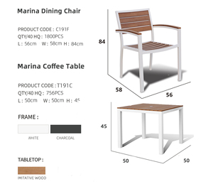 Set di 3 Pezzi per Terrazza, Piccolo Set di Poltrone da Esterno Resistenti ai Raggi UV, Arredamento da Giardino e Balcone per Hotel e Resort - Product Image 4