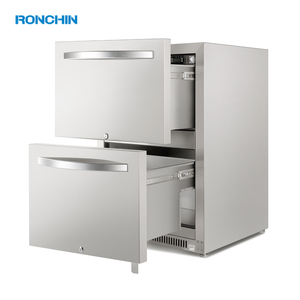 Mini Máy tính để bàn lạnh bằng thép không gỉ hộ gia đình vườn bar ngoài trời trong nhà undercounter đôi-ngăn kéo - Product Image 3