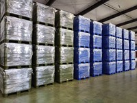 Bacs en plastique rotomoulé de 1000 L, grands conteneurs pour poisson, bacs isothermes pour congélation du poisson, glacières en plastique pour poisson
