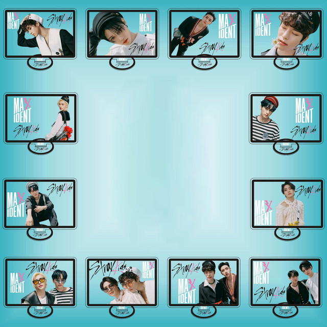 Spot Chani I.N Seungmin Acrylic New Standee Creative Desktop Decoration Cartoon Pattern Transparent Home Decoration Souvenirs