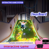 Système de jeu interactif de projection au sol avec expérience de danse en réalité augmentée ; Projection 3D immersive pour enfants