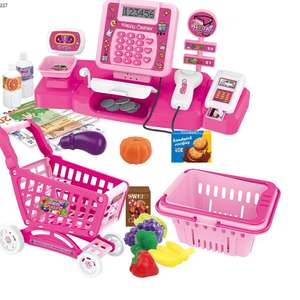 <span class=keywords><strong>Giochi</strong></span> di ruolo per bambini fingono di giocare a registratore di <span class=keywords><strong>cassa</strong></span> educativo carrello della spesa di frutta giocattoli Set da supermercato per la casa giocattolo - Product Image 1