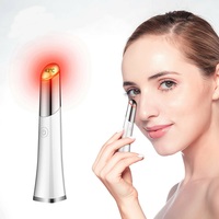 Mini Elektrische Oog Massager Vibrator Roller Ionische Anti Veroudering Rimpel Donkere Kringen Zak Dun Gezicht Apparaat Usb Draagbare Oogverzorging Pen