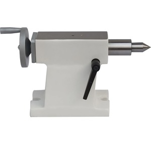 หัวจับยึด CNC แบบ Indexing Head Tailstock ความสูงศูนย์กลาง 135 มม. แกนหมุน MT3 แบบยึดติดและแบบเคลื่อนย้ายได้ สำหรับเครื่องจักรกลึง - Product Image 1