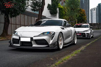 Lame de pare-chocs avant en fibre de carbone style VRS en carbone PU pour Toyota Supra A90 A91 Mk5, kit carrosserie A90