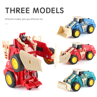 Vente Flash : Voiture Éducative en Plastique à Friction pour Enfants, Style Couleurs Morandi, Déformation par Pression
