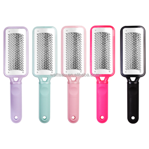 Dụng cụ làm sạch chai sạn gót chân bằng thép không gỉ chuyên nghiệp, kích thước lớn, kèm tay cầm nhựa, tặng kèm mẫu thử miễn phí - Product Image 5