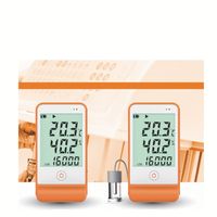 Registradores de Datos de Temperatura y Humedad LCD Multiusos, Registrador de Datos de Temperatura USB MSLPF09